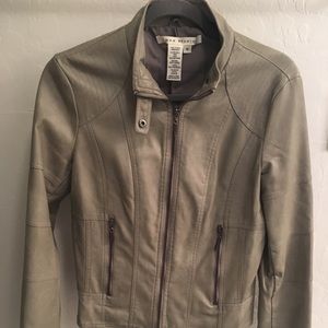 Max Studio leather jacket. M